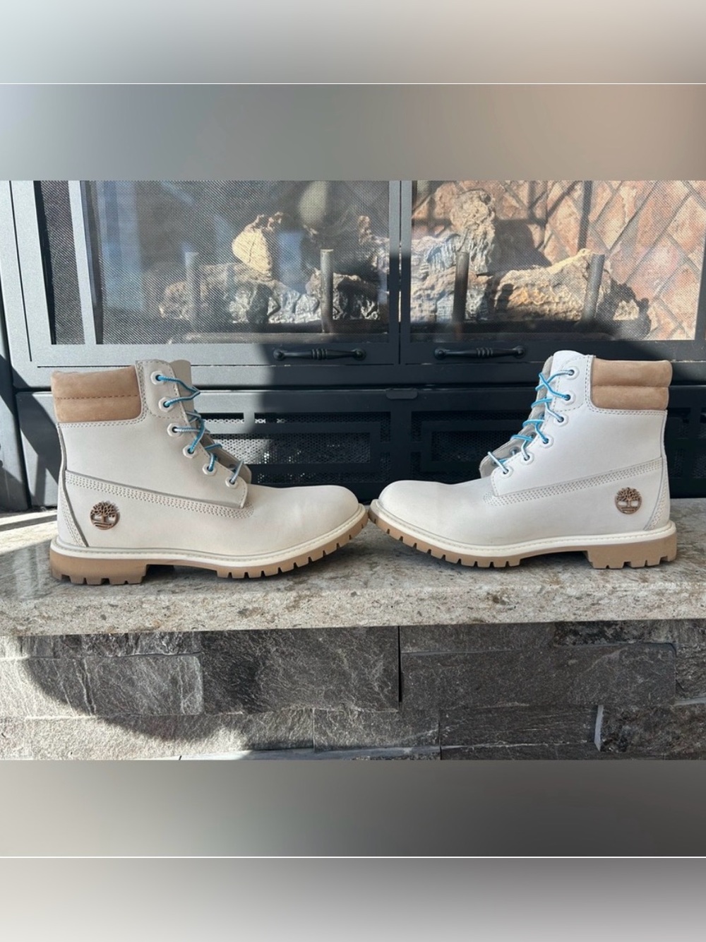 Brand New! Timberland Limited Edition “Milk & Cookies” Beige Boots - Picture 1 of 7